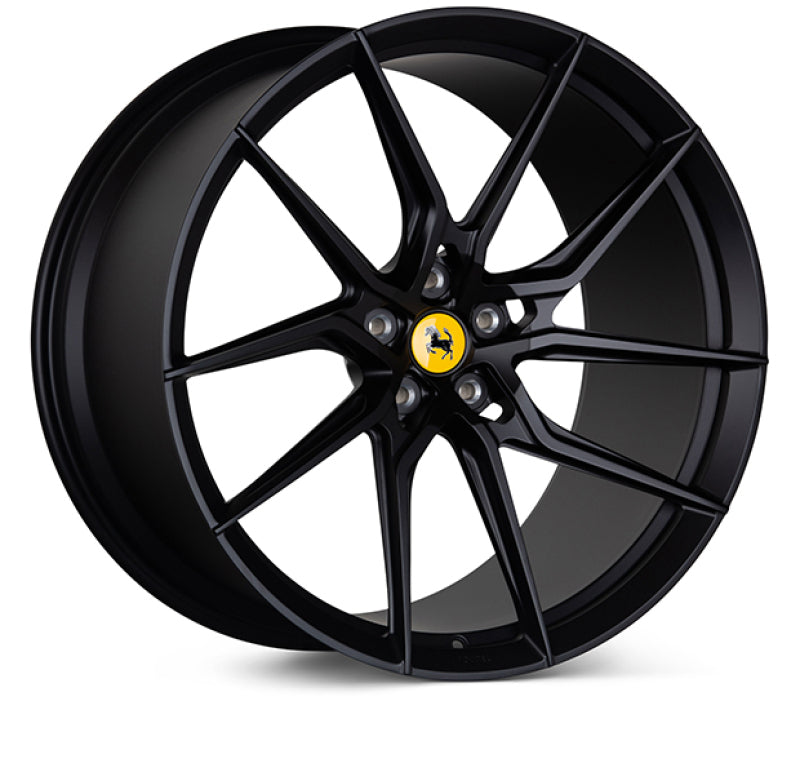 Vossen x Novitec NF8 22x12in - 5x114.3 BP - ET33 - Satin Black Ferrari 488 / F8 Rear Wheel