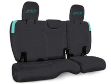 Load image into Gallery viewer, PRP Jeep Wrangler JL Rear Bench Covers - 2 door - Black/Teal