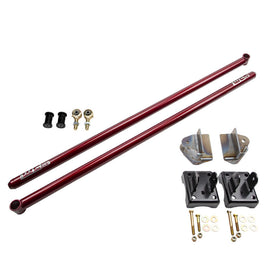 Wehrli 2011-2022 Ford Power Stroke RCLB/CCSB/SCSB 60in Traction Bar KIT WCFab Red - GTR Auto