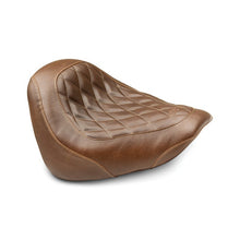 Load image into Gallery viewer, Mustang 18-21 Harley Fat Bob Wide Tripper Solo Seat Diamond Stitch - Brown