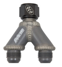 Load image into Gallery viewer, Peterson Fluid Systems Y-Manifold -12AN B Nut To -12/12