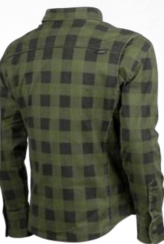 Speed and Strength True Grit Armored Motoshirt Olive/Black - Small