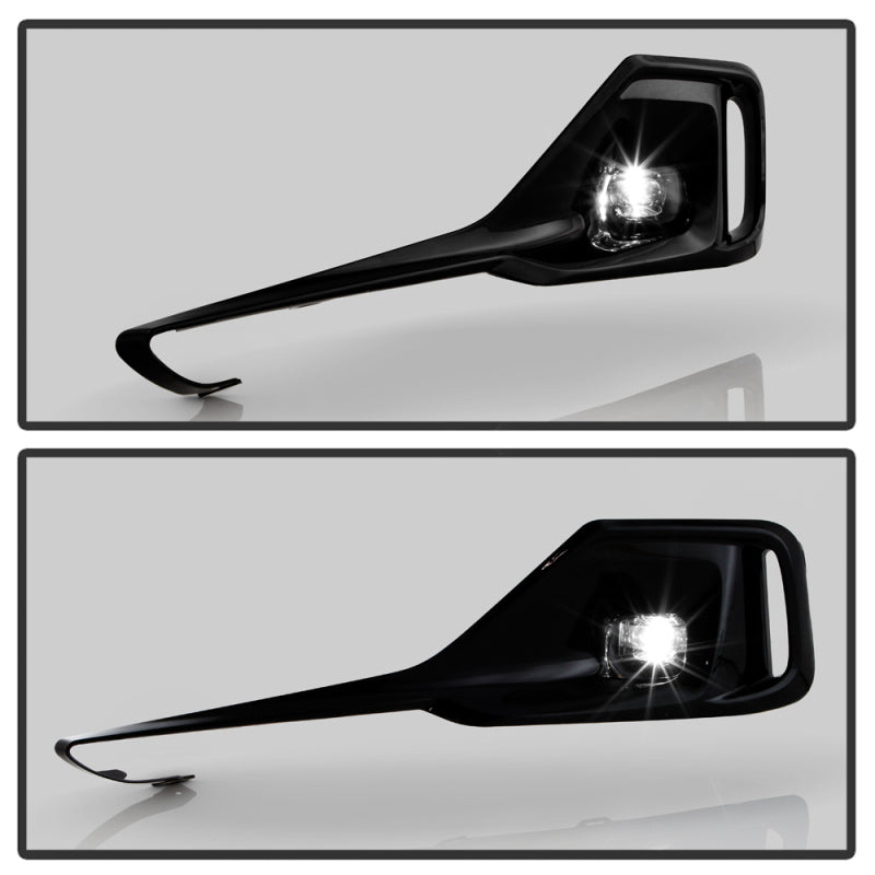 Spyder 21-22 Honda Accord OEM Full LED Fog Lights w/Switch - Clear (FL-HA2021-LED-C)