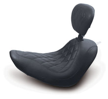 Load image into Gallery viewer, Mustang 06-17 Harley Softail Wide Tire(200mm)Wide Tripper Solo Seat w/DBR Diamond Stitch - Black