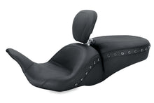 Load image into Gallery viewer, Mustang 08-21 Harley Electra Glide, Rd Glide, Rd King, Glide Lowdown 1PC Seat w/DBR Pearls - Black