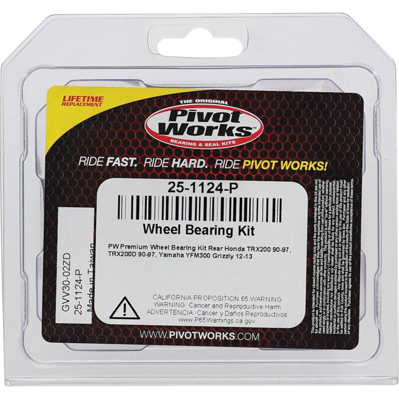 Pivot Works Honda, Yamaha Wheel Bearing Kit Premium Bearings