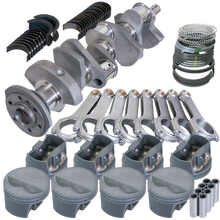Load image into Gallery viewer, Eagle Chevy 350 3.480in Crank 5.700in H-Beam -5cc Flat Top 4.040in Pistons Rotating Assembly