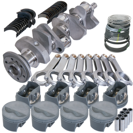 Eagle Chevy 350 3.480in Crank 5.700in H-Beam -5cc Flat Top 4.040in Pistons Rotating Assembly