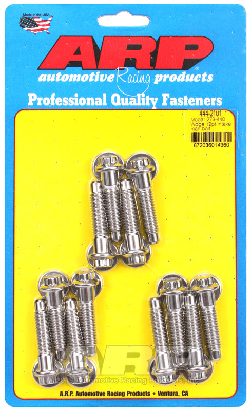 ARP Mopar 273-440 Wedge 12pt Intake Manifold Bolt Kit
