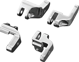 Kuryakyn Floorboard Relocator Brackets 97-16 Touring Chrome