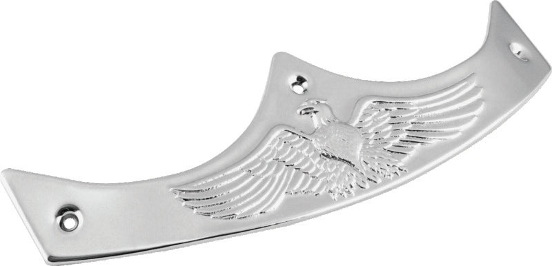 Bikers Choice FL Custom 8 Inch Chrome Eagle Fender Tip Fender Tip