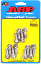 Load image into Gallery viewer, ARP 3/8 x .750 drilled SS 12pt header bolt kit