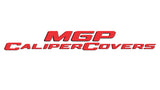 MGP 4 Caliper Covers Engraved Front Rear JEEP Logo Engraved Black Finish Silver Characters