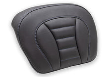 Load image into Gallery viewer, Mustang 08-21 Harley Electra Glide, Rd Glide, Rd King, Str Glide Tour-Pak Pad w/ Blue Stitch - Black