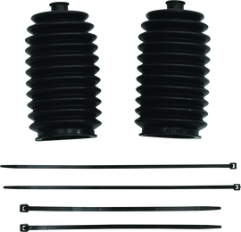 QuadBoss 17-19 Polaris ACE 500 Steering Rack Tie Rod Assembly Kit - Replacement Race Boot