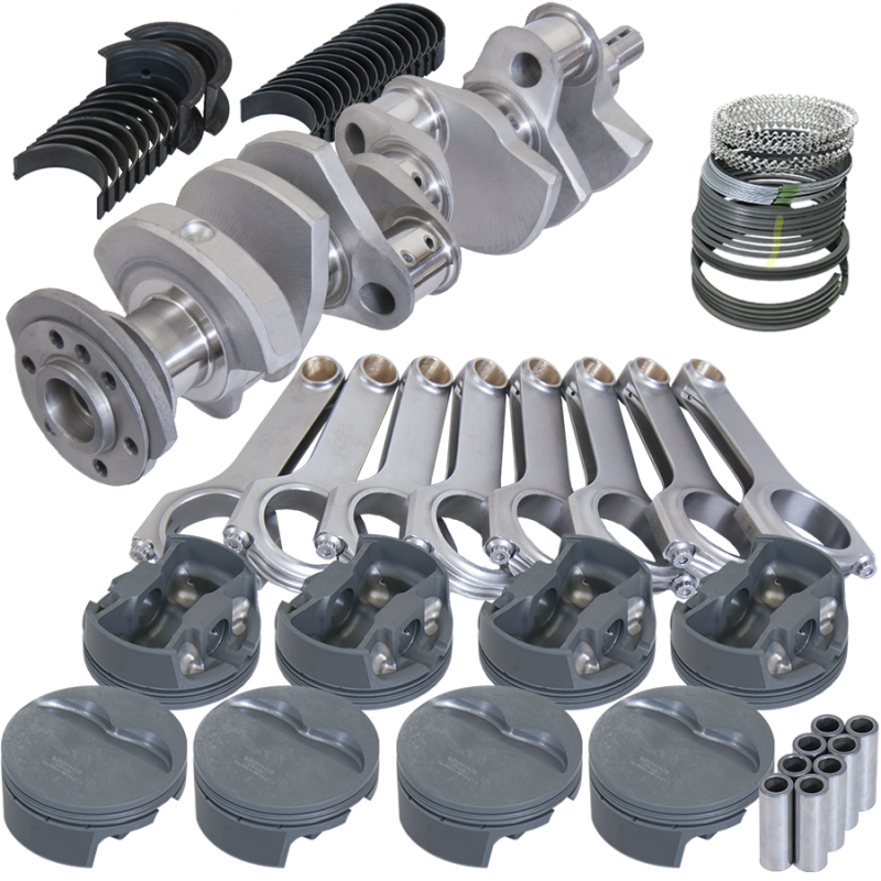 Eagle Chevy 400 350 Mains 4.000in Crank 6.000in H-Beam Stroker Rod 4.125in Pistons Rotating Assembly