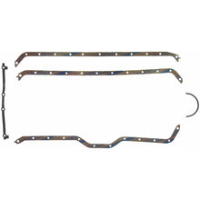 Load image into Gallery viewer, Fel-Pro Jeep Wrangler OS 13881 C-1 Engine Oil Pan Gasket Set Blue Stripe cork-rubber
