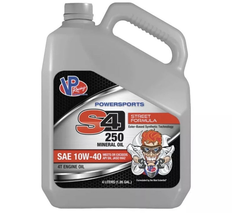 VP Racing Lubricants S4-250 10W40 Mineral 4L