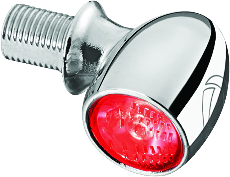 Kuryakyn Kellerman Atto Clear Lens Red Run-Brake Chrome