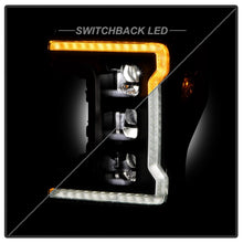 Load image into Gallery viewer, Spyder 17-19 Ford F-250/F-350/F-450 High-Power LED Headlights - Black (PRO-YD-FS17LEDAP-SEQSBGR-BK)