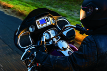 Load image into Gallery viewer, Kuryakyn Tri-Line Speaker Accents For Road Glide Chrome