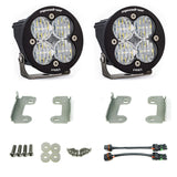 Baja Designs 07-09 Wrangler JK w/OE Bumper Squadron R Pro Fog Pocket Kit - Clear