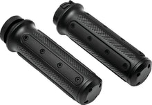 Load image into Gallery viewer, Kuryakyn Heavy Industry Grips Dual Cable Black