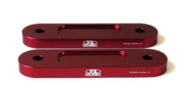 BLOX Honda S2000 Racing Front 12mm Thin Spacer Bump Steer Kit - Red (Lowered 1in and more) - GTR Auto