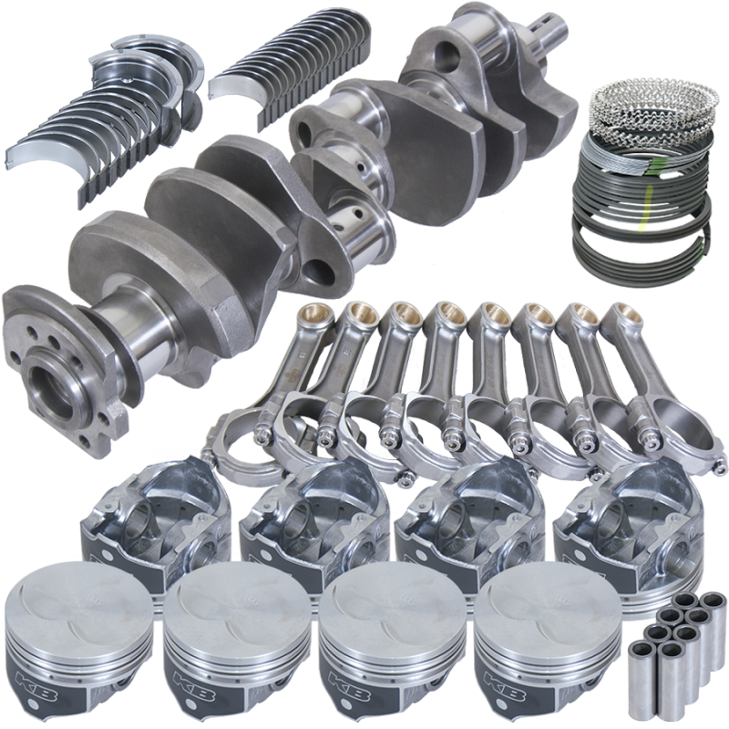 Eagle Chevy 400 3.750in Crank 5.700in I-Beam Rods -7cc Flat Top 4.125in Pistons Rotating Assembly