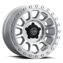 ICON Hulse 18x9 8x180 12mm Offset 5.5in BS Silver Machined
