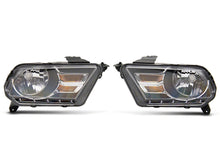 Load image into Gallery viewer, Raxiom 10-12 Ford Mustang Axial Series OEM Style Rep Headlights- Chrome Housing (Clear Lens)