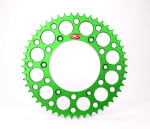 Load image into Gallery viewer, Renthal 91-09 Kawasaki KX 250/F/ 04-06 Suzuki RM-Z 250 Rear Grooved Sprocket - Green 520-48P Teeth