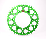 Renthal 2020 Kawasaki KX 65 Rear Grooved Sprocket - Green 420-46P Teeth