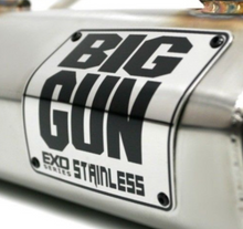 Load image into Gallery viewer, Big Gun EXO Stainless Muffler Badge Kit