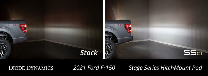 Diode Dynamics 21-23 F-150 Hitch Mount LED Pod Reverse Kit C1R