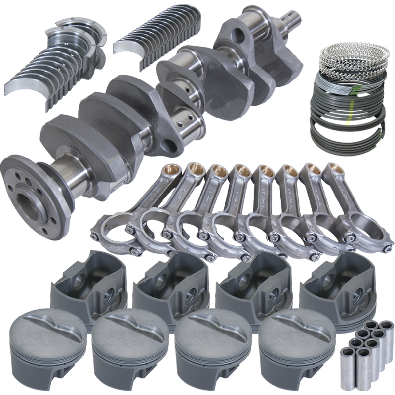 Eagle Chevy 350 3.750in Crank 5.700in I-Beam Rods -5cc Flat Top 4.060in Pistons Rotating Assembly
