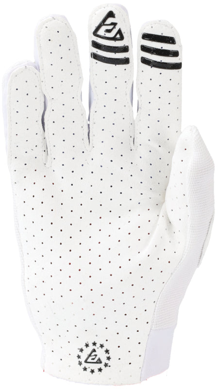 Answer 25 Aerlite Gloves White/Black Logo Youth - Large