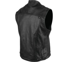 Load image into Gallery viewer, Speed and Strength Band Of Brothers Leather Vest Black - Small