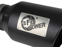 Load image into Gallery viewer, aFe Power Universal 5in Inlet 8in Outet MACH Force-XP Clamp-On Exhaust Tip - Black