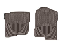 Load image into Gallery viewer, WeatherTech 2017+ Nissan Titan Front Rubber Mats - Cocoa