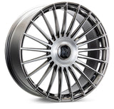 Vossen HF-8 22x10.5 / 5x130 BP / ET20 / 84.1 CB / Deep - EMC Polished / Brushed Wheel