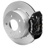 Wilwood 88-98 Chevy Silverado Forged Dynalite 12.19x0.81 Plain Rear Drum to Disc Conv. - Black