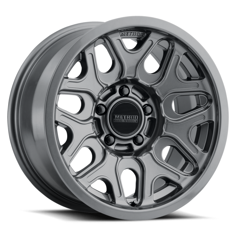 Method MR322 / 20x10 / 6x5.5 BP / -18ET / 4.76in BS / 106.25mm CB - Gloss Titanium Wheel