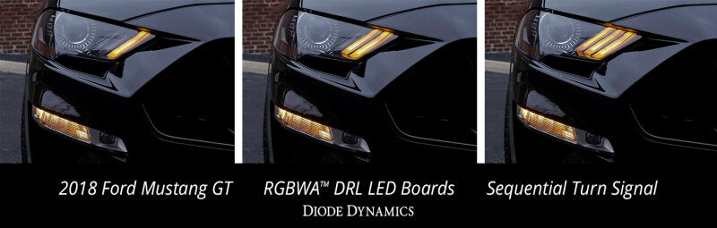Diode Dynamics 18-23 Ford Mustang RGBW DRL LED Boards