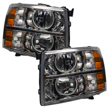 Load image into Gallery viewer, Oracle Lighting 07-13 Chevrolet Silverado Pre-Assembled LED Halo Headlights - Blue SEE WARRANTY
