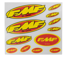 Load image into Gallery viewer, FMF Racing 5In Jersey Sticker (Yel/Red) (50 Pack)