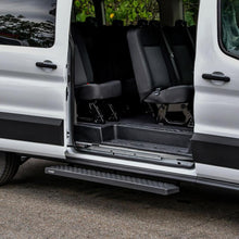 Load image into Gallery viewer, Westin Ford Transit Van 150/250/350 (Single 54in Pass Door) Grate Steps Running Boards - Tex. Blk