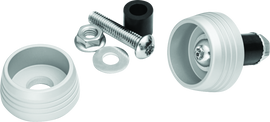 Kuryakyn Lodestar Axle Sliders Silver