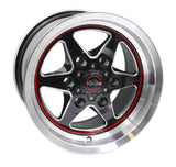 Race Star 93 Truck Star 15x10 / 6x5.50 BC / 6.63 BS / 28 Offset / 78.10 Bore / Black/Machined Wheel