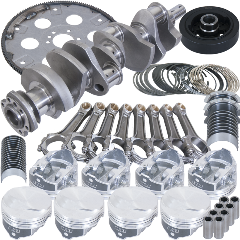 Eagle Chevy 454 4.250in Crank 6.385in I-Beam Rods 17cc Dome 4.280in Pistons Balanced Assembly